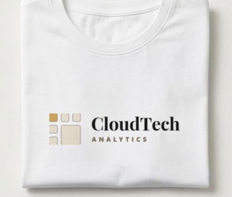 White CloudTech Essential Tee with the CloudTech logo